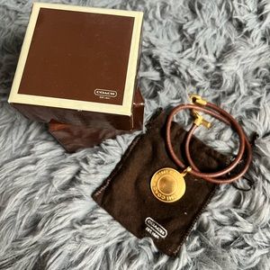 Coach Gold pendant necklace (discontinued)